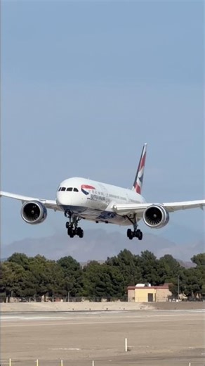 British Airways Boeing 787-9 Dreamliner arrives at Las Vegas (LAS) | G-ZBKF | #planespotting #KLAS