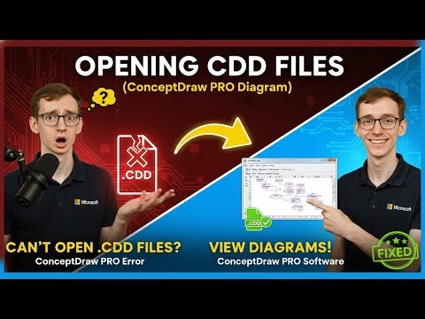 Opening CDD Files (ConceptDraw PRO)