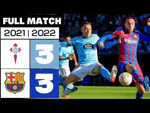Celta 3 - 3 FC Barcelona 2021/22 | PARTIDO COMPLETO