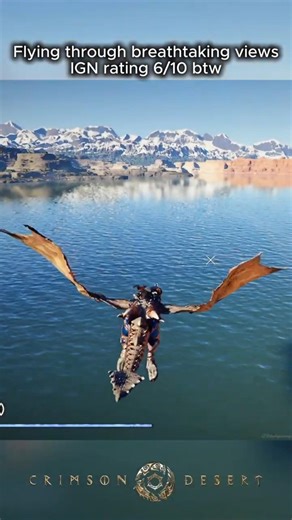 Beautiful game, flying through breathtaking views - GOTY 2026 worthy #crimsondesertgame #gaming