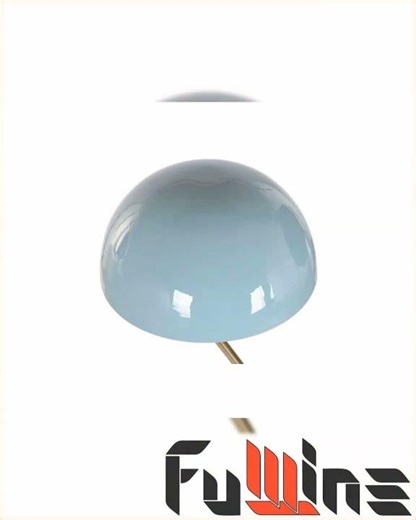 Floor Lamp Home ESPRIT Blue Golden 220 V 45 x 45 x 153 cm