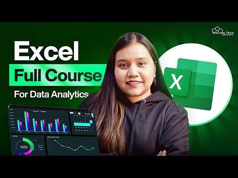 Excel Full Course for Data Analysis with Projects [ 2 Hours] | Excel Tutorial 2025