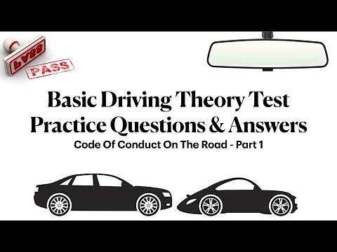 Basic Driving Theory Test (Singapore BTT) Online Practice Questions & Answers Code Of Conduct PART 1