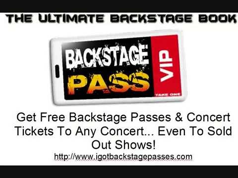 How to Get Backstage Passes to Any Concert