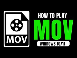How to Play Mov Files on Windows 11/10