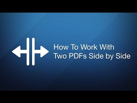 How to work with two PDFs side by side — Split View Mode