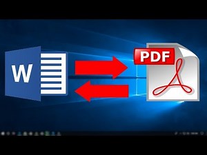 How To Convert A Word Document To PDF