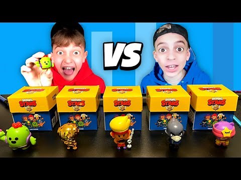 REAL LIFE MEGA BOX OPENING BATTLE in BRAWL STARS! 😱 FINN vs MAX! 😂