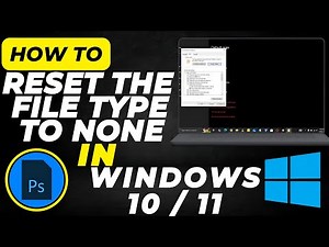 How To Remove File Type Associations in Windows 11 | Reset to Default (No Program Assigned)