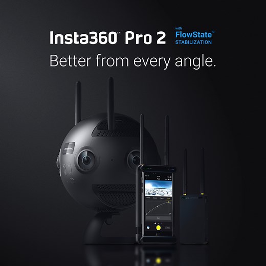 Insta360 Pro 2 - 360 VR Camera | 8K Professional 360 Camera | 3D