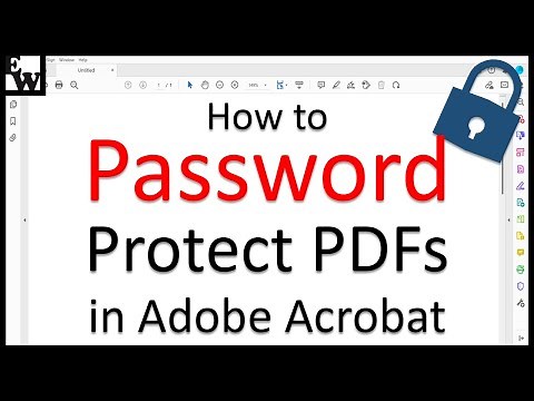 How to Password Protect PDFs in Adobe Acrobat (PC & Mac)