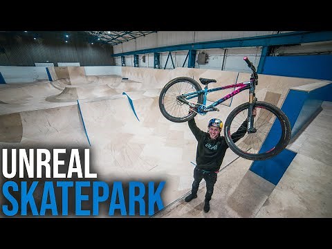 DIRT JUMP BIKE WITH PRO BMX RIDERS AT THIS UNREAL SKATEPARK!!
