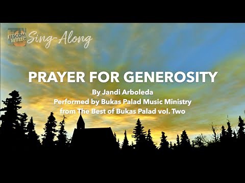 Prayer for Generosity (Sing-Along M1)