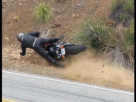 Foot Peg Catches then Crash - 2009 Yamaha R1