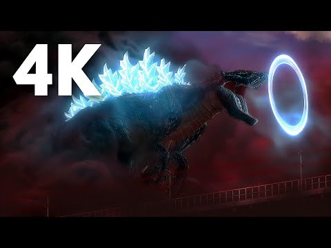 Godzilla's Atomic Breath Evolution | Godzilla Singular Point (2021) [4K Upscale]