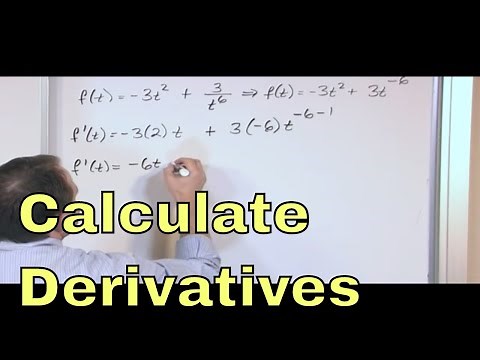 02 - Learn to Calculate Basic Derivatives in Calculus, Part 2