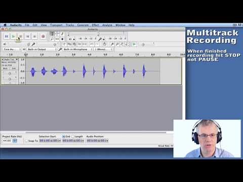 18 How to Multitrack Record - Video Guide to Audacity