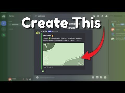 How To Create A Discord Verification Using Carl-bot
