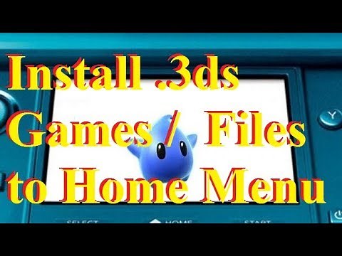 How to Install 3ds Games on CFW