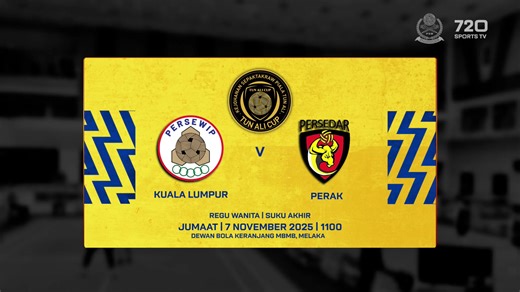 SABAH vs PERLIS | SUKU AKHIR WANITA | Piala Tun Ali 2025 | Persekutuan Sepaktakraw Malaysia - PSM