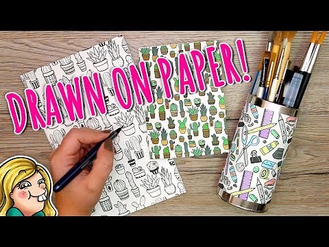 How to Create HAND-DRAWN Repeating PATTERNS