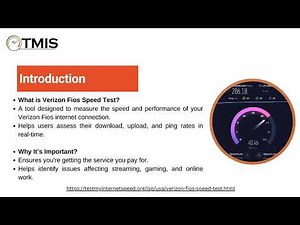 Optimizing Your Connection with Verizon Fios Speed Test