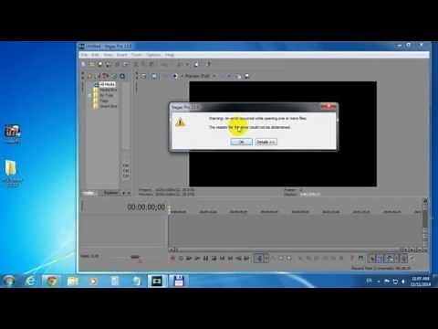 How to open FLV files in Vegas Pro (1 click)