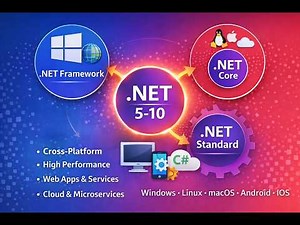Difference between.NET Framework vs .NET Core vs .NET Standard vs Modern .NET Explained in 5 Minute