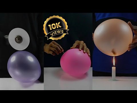 15 Awesome Balloon Experiments & Tricks | At Home