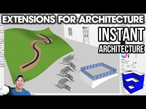 SketchUp Extensions FOR ARCHITECTURE - Instant Architecture by Vali Architects!