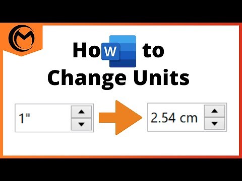 How to Change Units from Inches to Centimeters in Microsoft Word