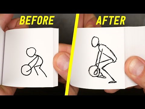 How to Make a FLIPBOOK - Using Reference and Weight