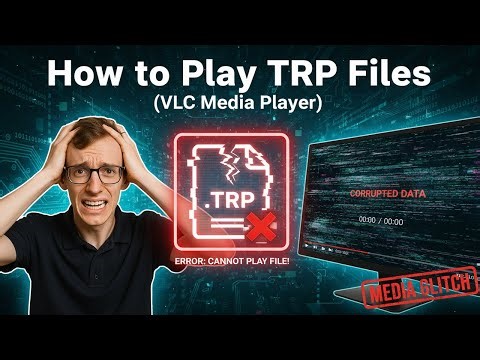 How to Play TRP Files (VLC Media Player)