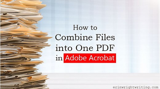 How to Combine Files into One PDF in Adobe Acrobat