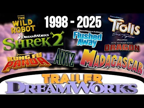 All DreamWorks Trailer Logos (1998-2025)