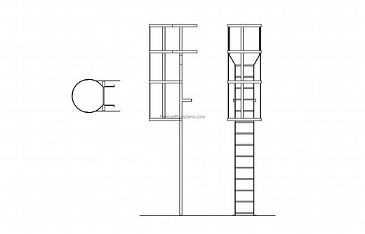 Cat Ladder - Free CAD Drawings