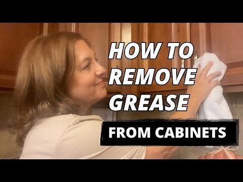 How to Clean the Grease off your Kitchen Cabinets