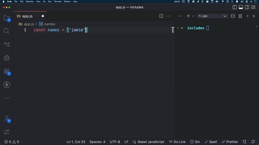 JavaScript Array Methods: includes()