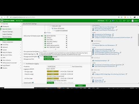 Fortinet Fortigate: How to set the Management IP/FQDN