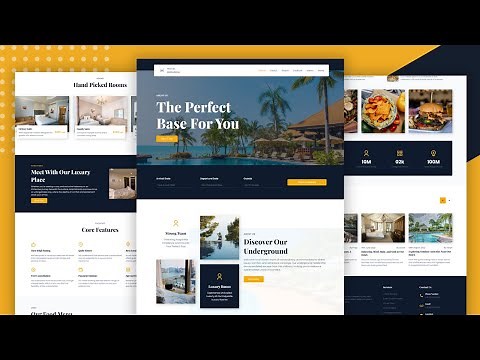 Build A Hotel Booking Website Using HTML CSS And JavaScript