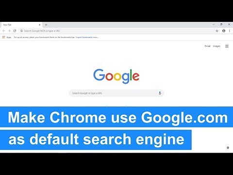 How to make Google Chrome use google.com as default search engine (step by step)