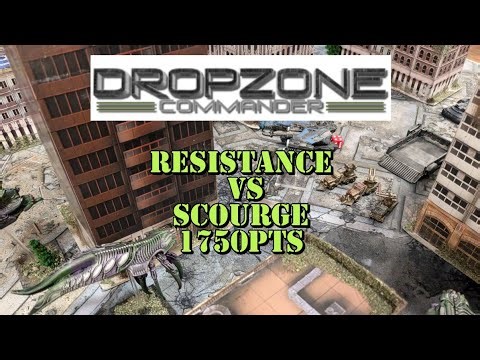 Dropzone Commander Battle Report 2 - Scourge Vs Resistance 1750pts