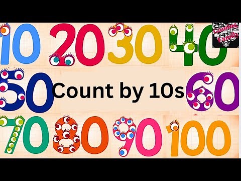 Count by 10s KIDS LEARN TO COUNT in 10s | 10 time Table | Educational Videos for Kids NUMBERS COUNTI