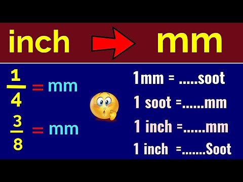 inch to mm convert | 1/2 or 3/8 or 3/4 inch to mm