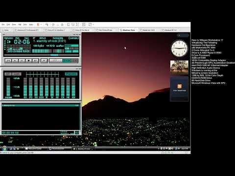 WinAMP on Vista (VMware Workstation 17)
