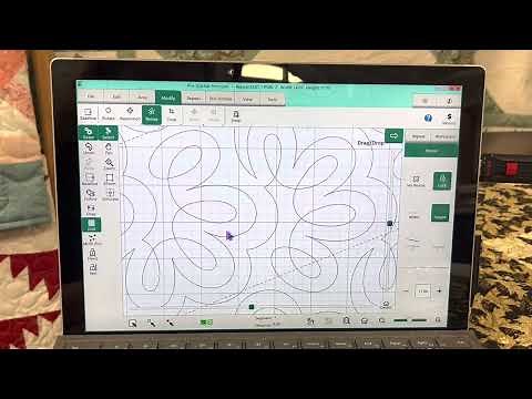 Stitch both directions on an Edge to Edge with Handi Quilter Pro-Stitcher! Save time & multiple rows