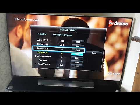 Samsung smart tv motorised dish and satellite setup