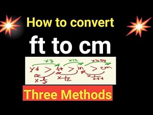 Convert Foot to Centimetre(ft to cm)-Formula,Conversion Factor||How to convert feet to centimeters