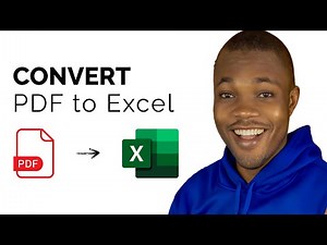How To Convert PDF to Excel File | Online Free Tools