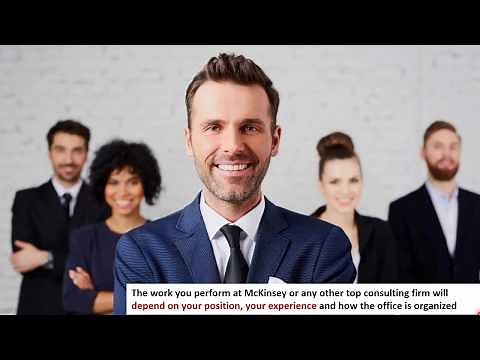 What exactly does a consultant at McKinsey do?